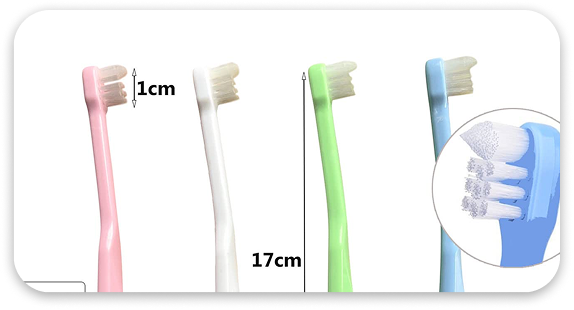 Brush head size  smaller is usually better