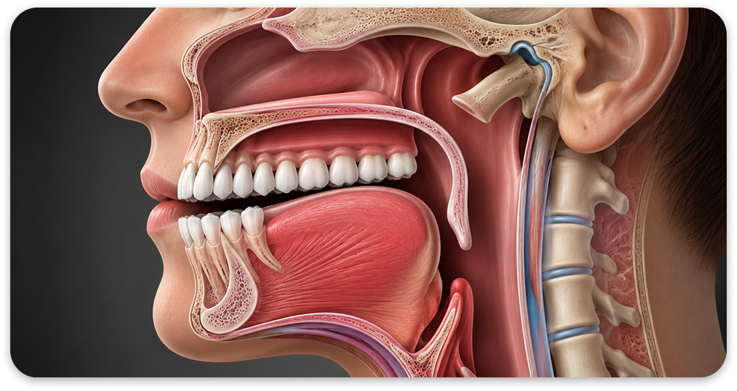 Jaw and airway anatomy
