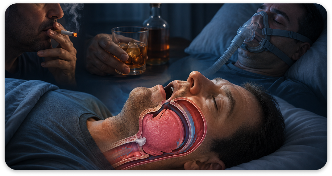 Smoking and alcohol use